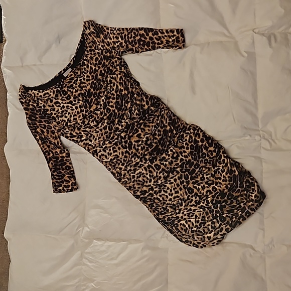 H&M Leopard Printer dress size 12 - Picture 1 of 8